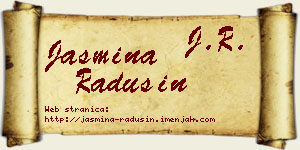 Jasmina Radusin vizit kartica